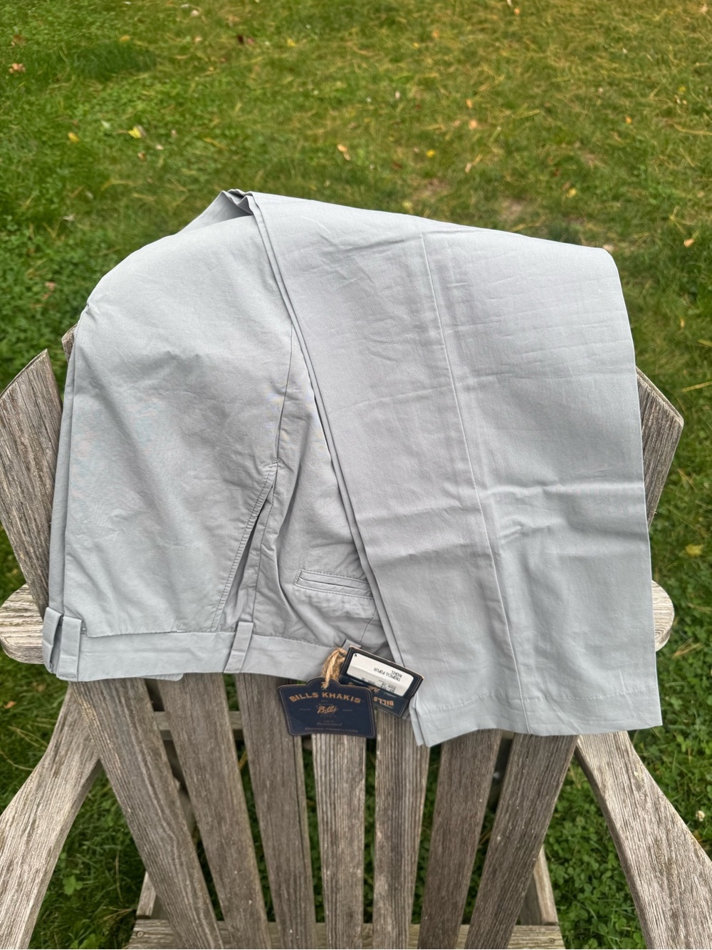 Light Gray Flat-Front Men's Shorts